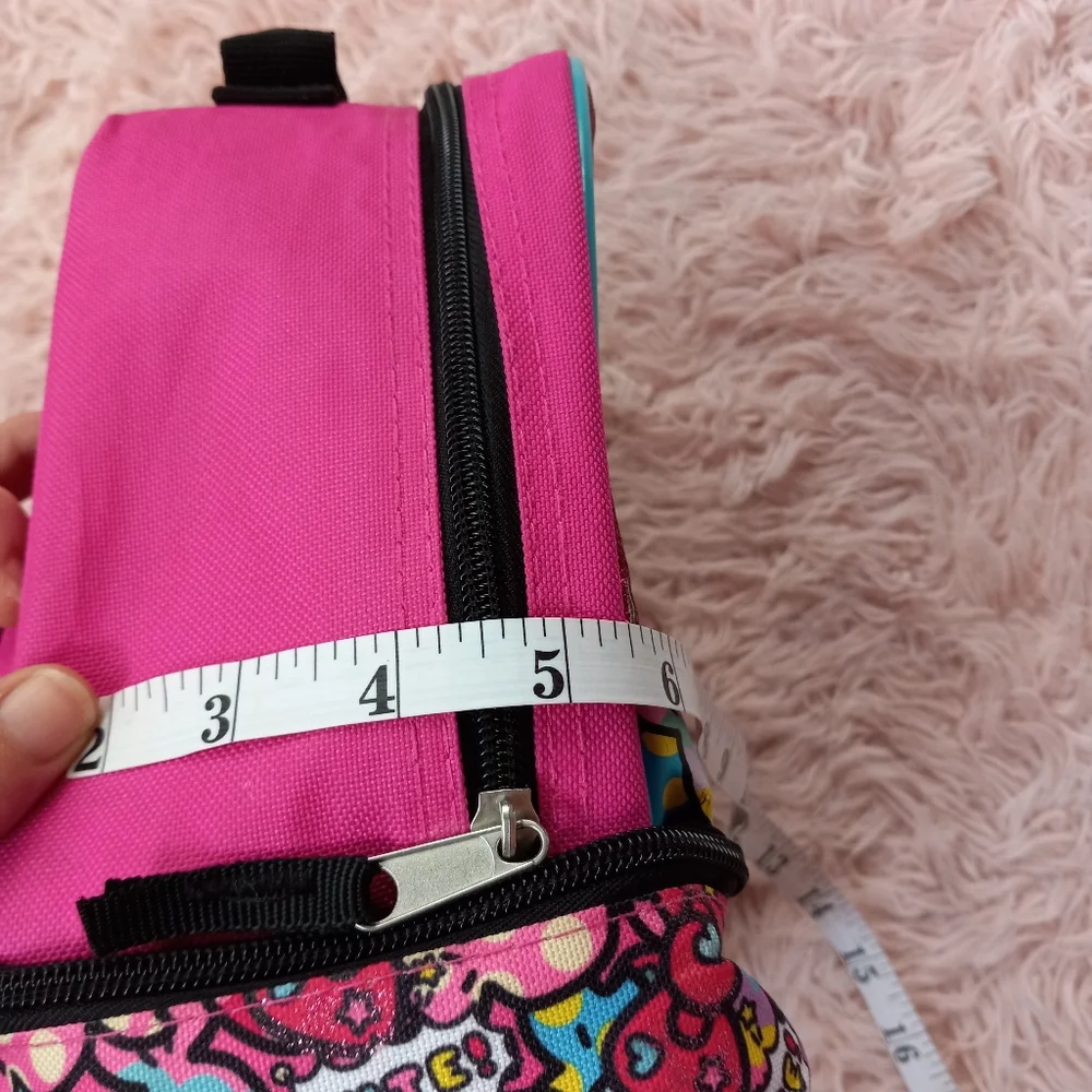 SOLD! Hello Kitty y2k glittery insulated lunch tote! EUC! Vintage kawaii sanrio! - Picture 13 of 15